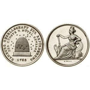 Germania, medaglia, (1837?), Hall