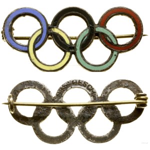 Germany, commemorative badge for the 1936 Berlin Olympics