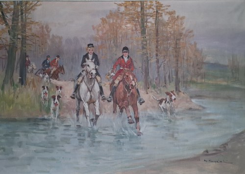 Mieczysław Krzyżak ( 1914 - 1984 ), Polowanie par force