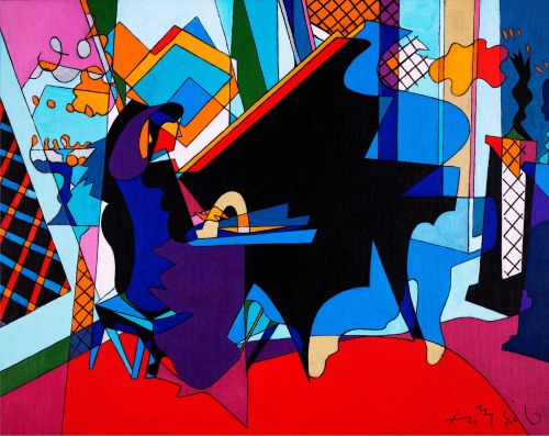 Czesław Tumielewicz ( 1942 ),  Pianista wersja 2, 1999