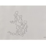 Władysław Strzemiński ( 1893 - 1952 ), grafika z rysunku Władysława Strzemińskiego - z cyklu 