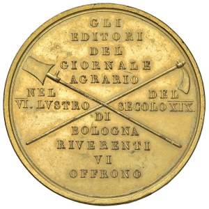 Italian Medals - BOLOGNA. Medaglia 1830. Gli editori del giornale a...