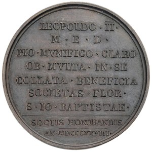 Italian Medals - FIRENZE. Leopoldo II d'Asburgo Lorena (1824-1859)....