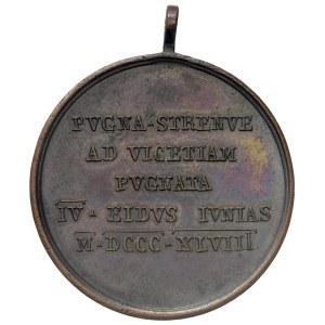 Italian Medals - ROMA. Medaglia 1848. Per i volontari Romani alla d...