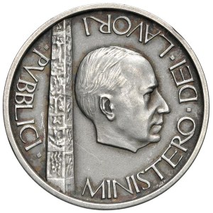 Italian Medals - ROMA. Ministero dei Lavori Pubblici. Medaglia 1959...