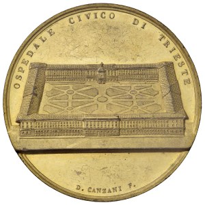 Italian Medals - TRIESTE. Medaglia 1841. Ospedale civico di Trieste...