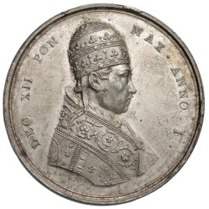 Papal Medals - Leone XII (1823-1829). Medaglia 1824 An. I. AG(g 3...