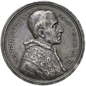 Papal Medals - Benedetto XV (1914-1922) - Medaglia annuale An. II...