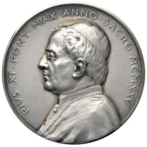 Papal Medals - Pio XI (1922-1939). Medaglia 1925. Per l'esposizio...