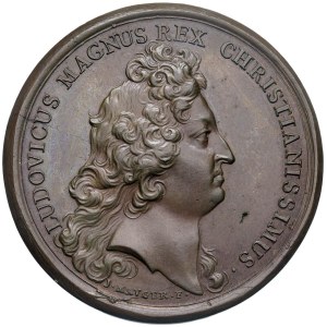 World Medals - FRANCIA. Luigi XIV (1638-1715). Medaglia 1676. Per...