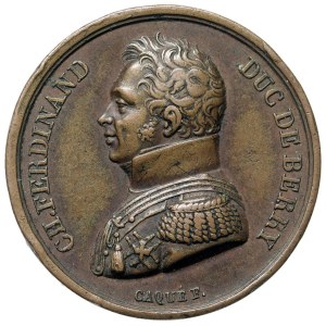 World Medals - FRANCIA. Carlo Ferdinando di Borbone. Duca di Berr...