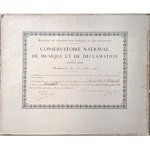 World Medals - FRANCIA. Conservatorio Nazionale di musica e décla...
