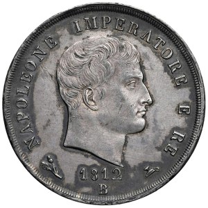 Italian Coins - BOLOGNA. Napoleon (1805–1814). 5 Lire, 1812. AG (g...