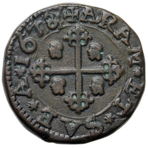 Italian Coins - CAGLIARI. Carlo II d'Asburgo (1665-1700). 3 Caglia...