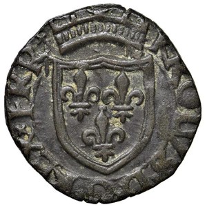 Italian Coins - L'AQUILA. Carlo VIII Re di Francia (1495). Cavallo...