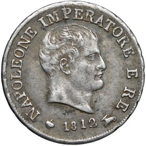 Italian Coins - MILANO. Napoleone I (1805-1814). 10 soldi 1812. AG...