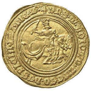 Italian Coins - NAPOLI. Alfonso I d'Aragona (1442-1458). Sesquiduc...