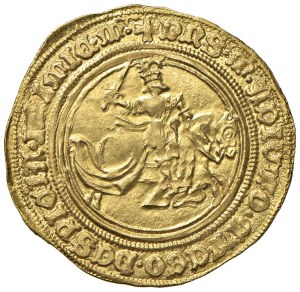 Italian Coins - NAPOLI. Alfonso I d'Aragona (1442-1458). Sesquiduc...