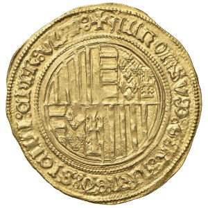 Italian Coins - NAPOLI. Alfonso I d'Aragona (1442-1458). Sesquiduc...