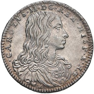 Italian Coins - NAPOLI. Carlo II di Spagna (1674-1700). 10 Grana 1...