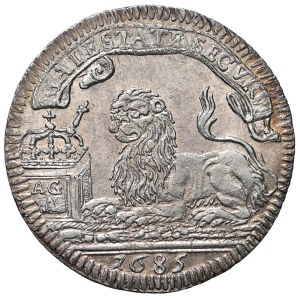 Italian Coins - NAPOLI. Carlo II di Spagna (1674-1700). 10 Grana 1...