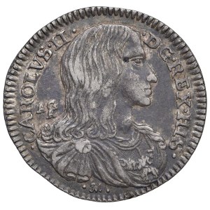 Italian Coins - NAPOLI. Carlo II di Spagna (1674-1700). 10 Grana 1...