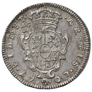 Italian Coins - NAPLES. Charles VI of Habsburg (1711–1734). Carlino 17...