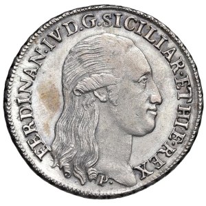 Italienische Münzen – NEAPEL. Ferdinand IV. von Bourbon (1759–1816). 60 G...