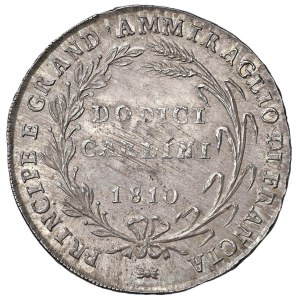 Italienische Münzen – NEAPEL. Gioacchino Napoleone (1808–1815). 12 Carli...