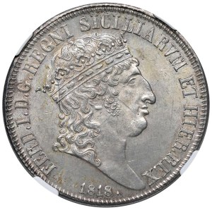 Italian Coins - NAPOLI. Ferdinando I di Borbone (1816-1825). 120 G...