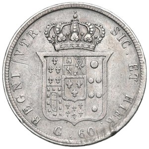 Italian Coins - NAPLES. Ferdinand II of Bourbon (1830–1859). 60 G...