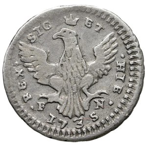 Monety włoskie – PALERMO. Karol z dynastii Burbonów (1734–1759). Tarì 1735. ...
