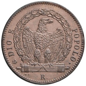 Monety włoskie – RZYM. Druga Republika Rzymska (1848–1849). 3 Bai...