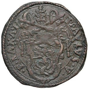 Italian Coins - PAPAL STATES. Paul V (1605–1621). Quattrino. ...