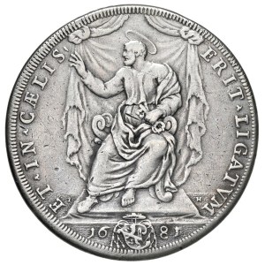 Pièces italiennes - ÉTAT PONTIFICAL. Innocent XI (1676-1689). Piastr...