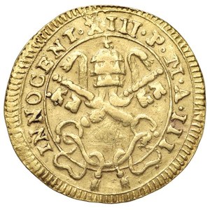 Italian Coins - STATO PONTIFICIO. Innocenzo XIII (1721-1724). Mezz...
