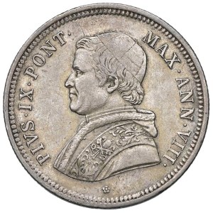 Italian Coins - PAPAL STATES. Pius IX (1846–1870). 50 Baiocchi ...