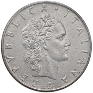 Italian Republic - REPUBBLICA ITALIANA (SINCE 1946). 50 Lire, 1955. AC. ...