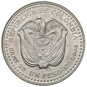 World Coins - COLOMBIA. 1 Peso 1956. 200º Aniversario de la Casa...