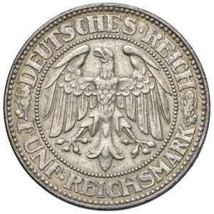 World Coins – DEUTSCHLAND. Weimarer Republik 5 Mark 1927 F. AG (g ...