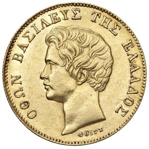 World Coins - GRECIA. Otto (1831-1863) 20 Dracme 1833. AU (g 5,7...