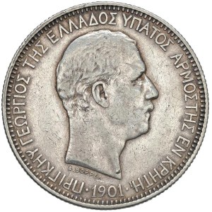 Monety świata – GRECJA. Giorgio Principe (1898–1906). 5 drachm 190...