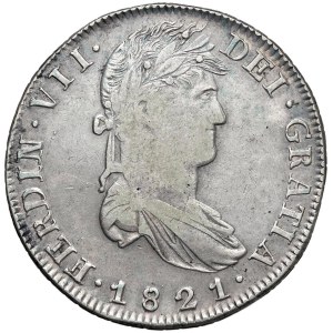 World Coins – MEXIKO. Ferdinand VII. (1808–1833). 8 reales 1821...