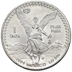 World Coins - MEXICO. Republic (1823). 1 Ounce 1994. “Liberty...