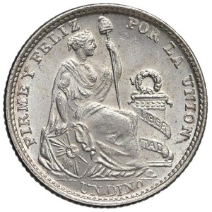 World Coins - PÉROU. République (1822). Dinero 1916. AG (2,50 g) ...