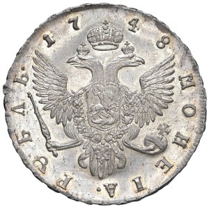 World Coins - RUSSIA. Elizabeth Petrovna (1741–1762). Ruble, 1748...