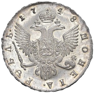 World Coins - RUSSIA. Elizabeth Petrovna (1741-1762). Rublo 1748...