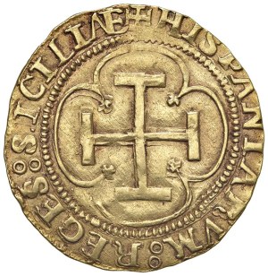 World Coins - SPAGNA. Carlo I e Giovanna (1504-1555). Escudo sen...