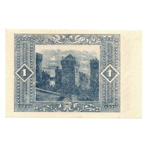 Italian Banknotes - ANTIQUE BANKS. Treasury Note of the Commune of Udine. 1 ...