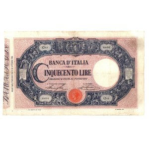 Italian Banknotes - KINGDOM OF ITALY. Banknotes of the Bank of Vittorio Emanuele...